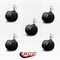 Service Caster 2'' Office Chair Casters Nylon Twin Wheel 7/16'' Grip Ring Stem, 5PK SCC-UHGR02S50-NYS-716-5 - alternate 3